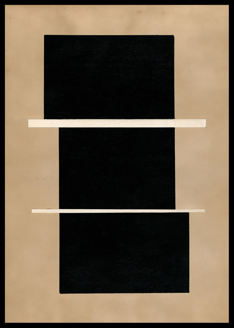 Poster abstract elegant, cu contraste geometrice.-12