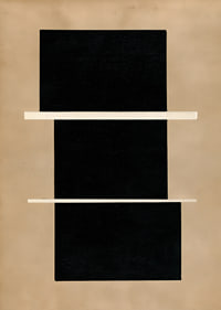 Stilig abstrakt plakat med geometriske kontraster.-7