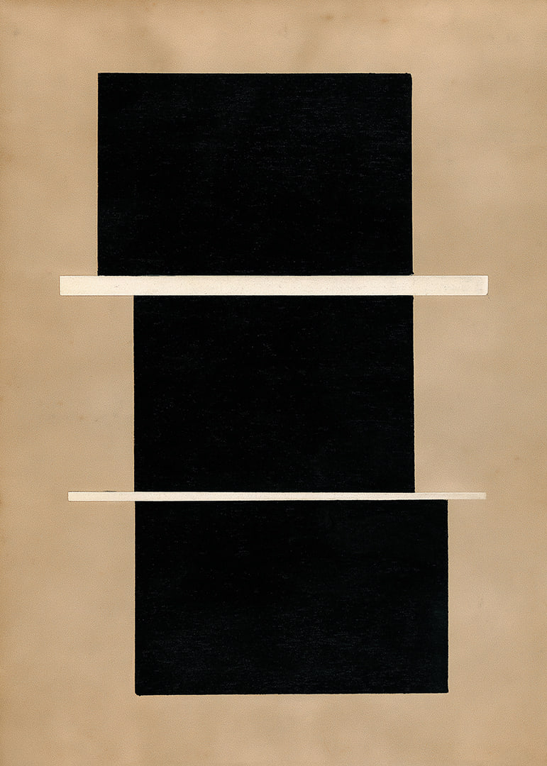Stilig abstrakt plakat med geometriske kontraster.-12