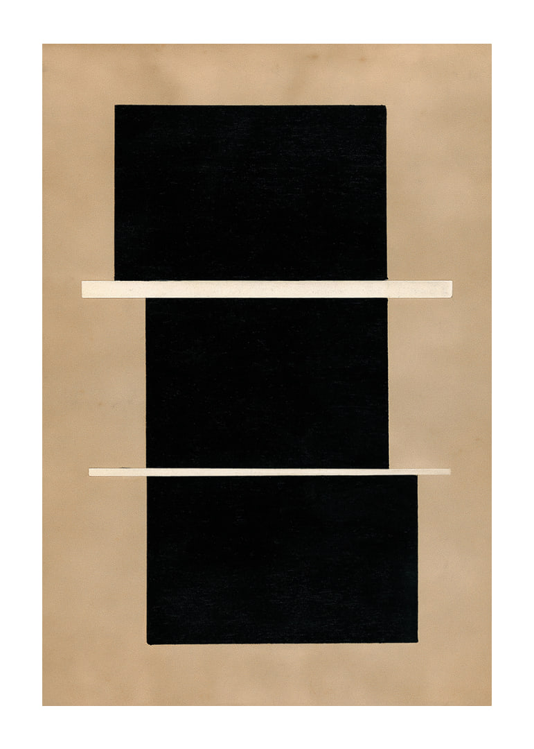 Stilig abstrakt plakat med geometriske kontraster.-12