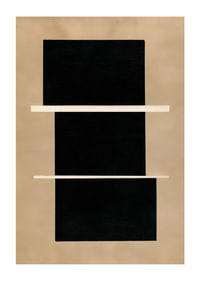 Poster abstract elegant, cu contraste geometrice.-1