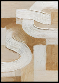 Soft earth tones with sweeping white lines create tranquility.-6