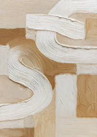 Soft earth tones with sweeping white lines create tranquility.-7