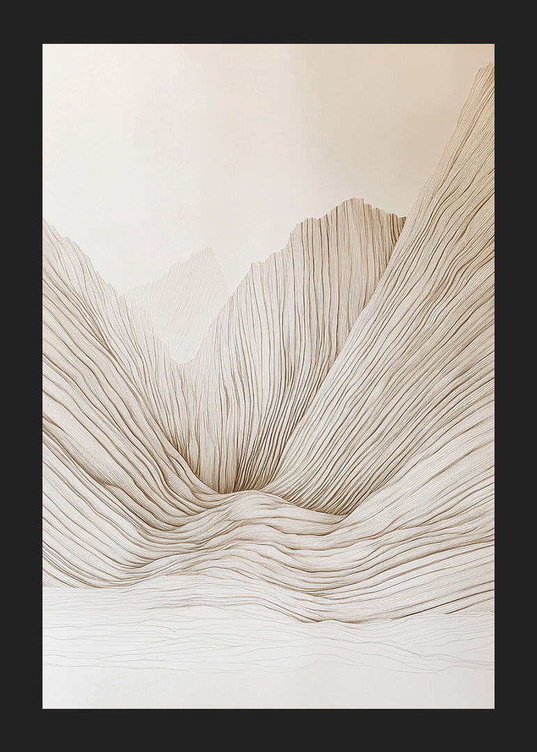 Soft, rolling mountains create a tranquil harmony.-12