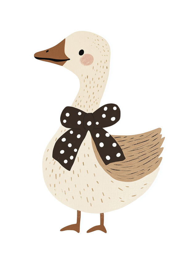 Plagát Gentle Goose Glamour