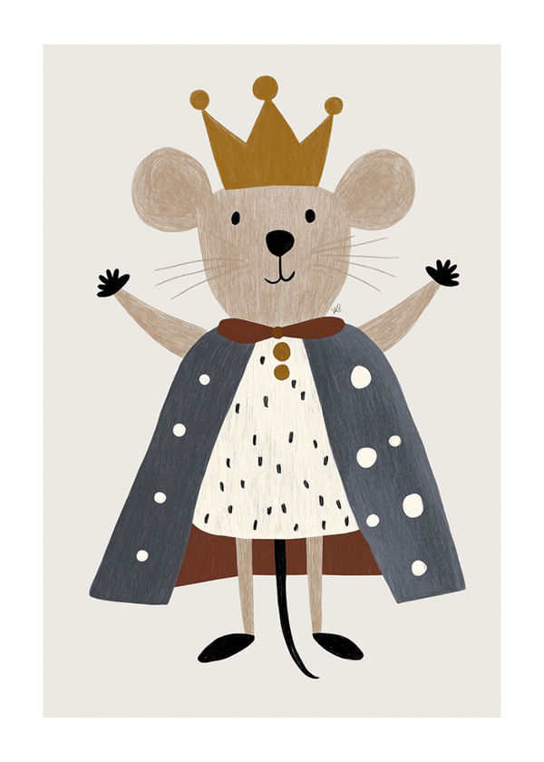 Plagát Whiskered King