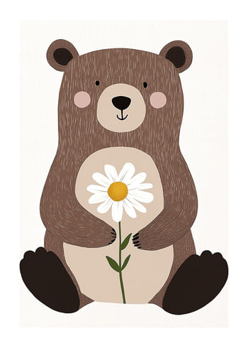 Affiche Daisy Bear Charm
