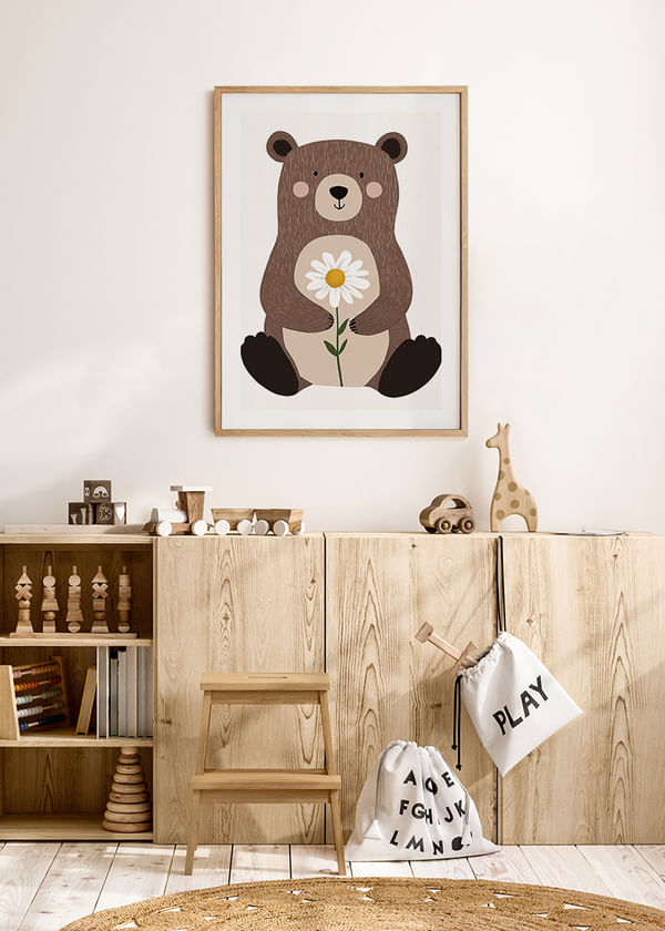 Poster Daisy Bear Charm crossfade