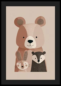 Cute animal friends for a cozy atmosphere.-4