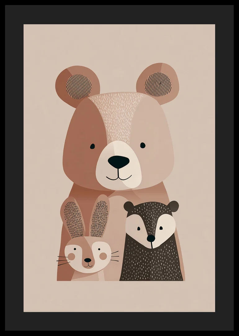 Cute animal friends for a cozy atmosphere.-12
