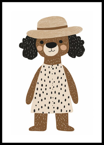 Poster Hatted Hound Harmony