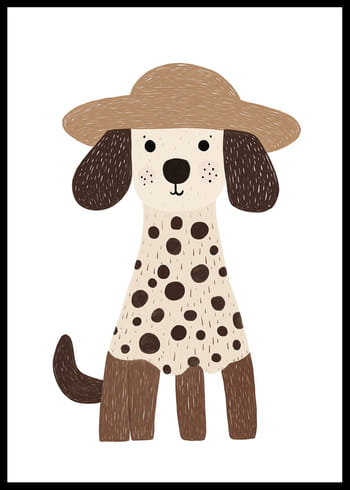 Poster Stylish Dalmatian