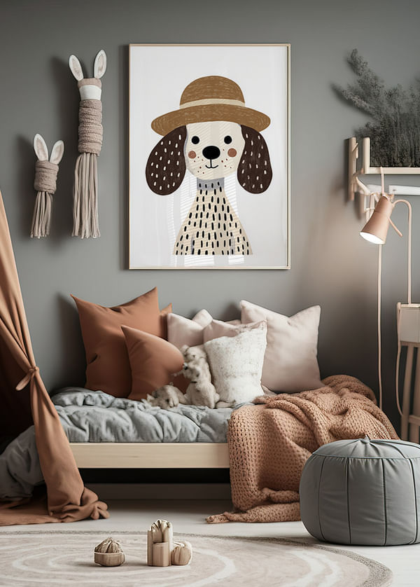 Poster Hatted Puppy crossfade