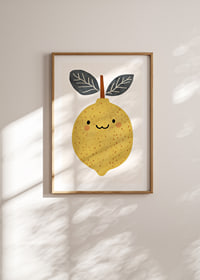A cheerful lemon spreads sunshine in your room.-8