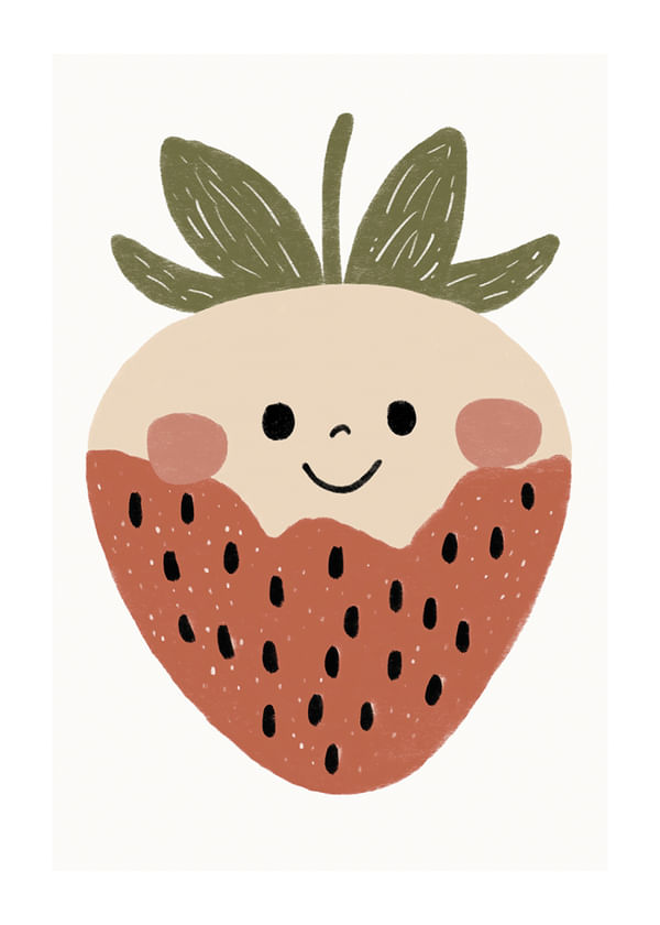 Poster Strawberry Smile