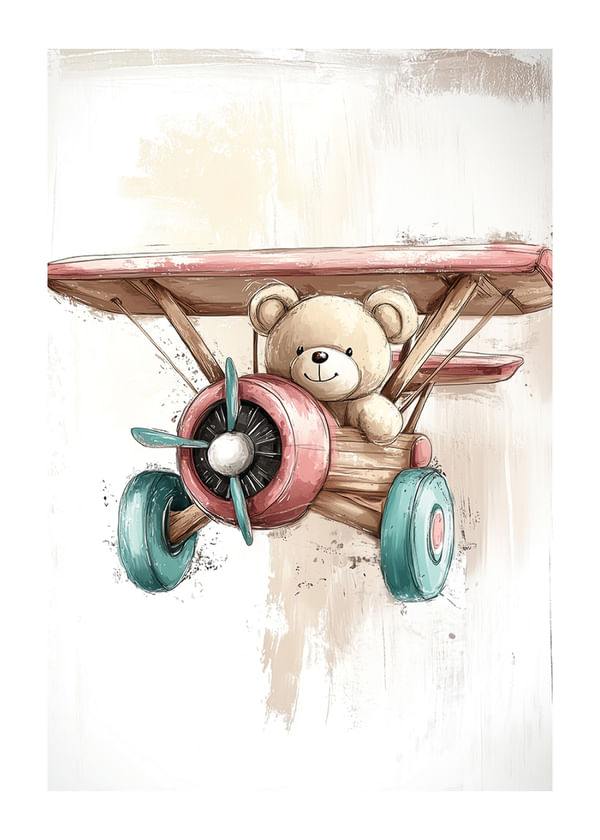 Poster Teddys Air Adventure