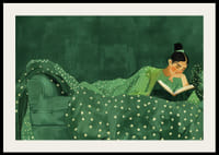 Gemütliches Lesen in einer üppigen Atmosphäre der Ruhe und Stille.-2