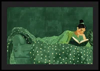 Cozy reading in a lush atmosphere of peace and quiet.-4