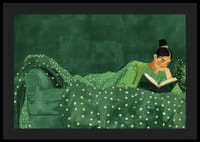 Gemütliches Lesen in einer üppigen Atmosphäre der Ruhe und Stille.-4