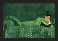 Gemütliches Lesen in einer üppigen Atmosphäre der Ruhe und Stille.-5