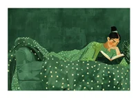 Cozy reading in a lush atmosphere of peace and quiet.-1