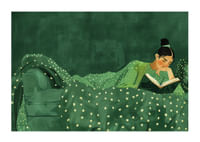 Cozy reading in a lush atmosphere of peace and quiet.-1