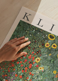 Jardin de ferme avec des tournesols de Gustav Klimt.-3