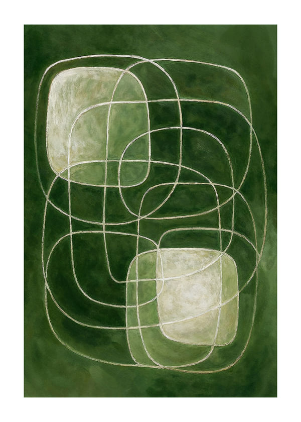Poster Green Mystic Harmony