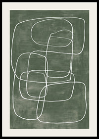 Abstract lines are woven into calm, harmonious patterns.-2