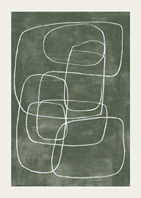 Abstract lines are woven into calm, harmonious patterns.-3
