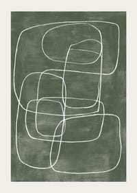 Abstract lines are woven into calm, harmonious patterns.-3