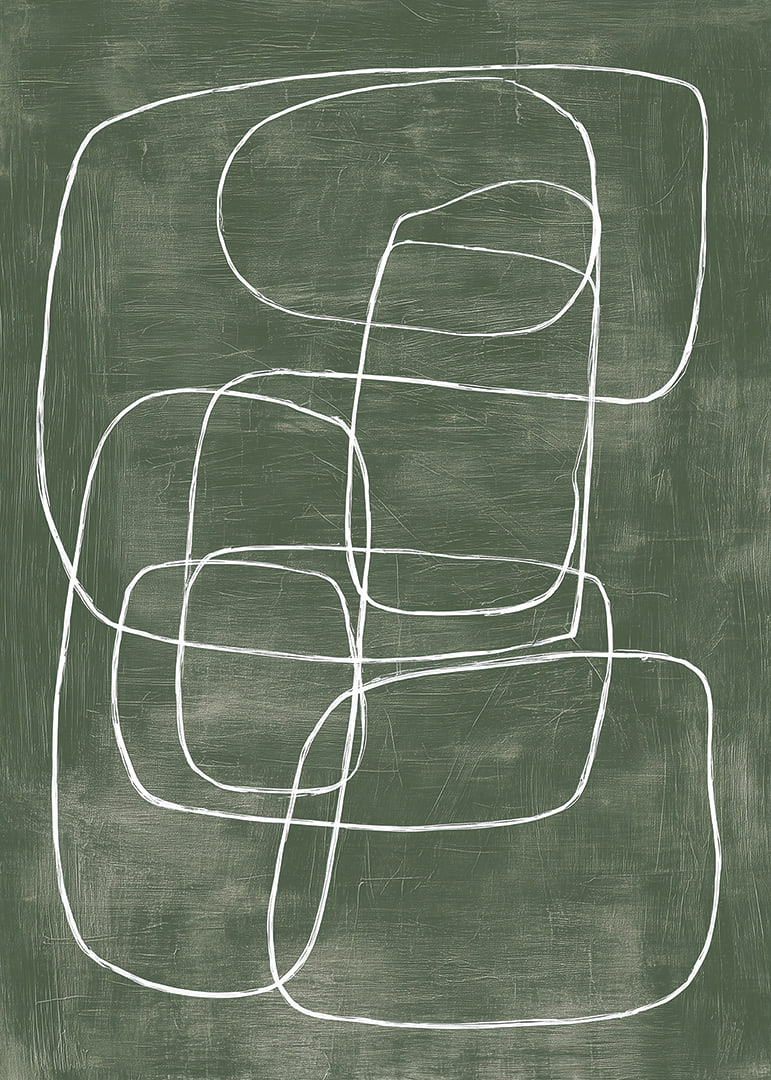 Abstract lines are woven into calm, harmonious patterns.-12