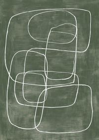 Liniile abstracte sunt țesute în modele calme și armonioase.-3