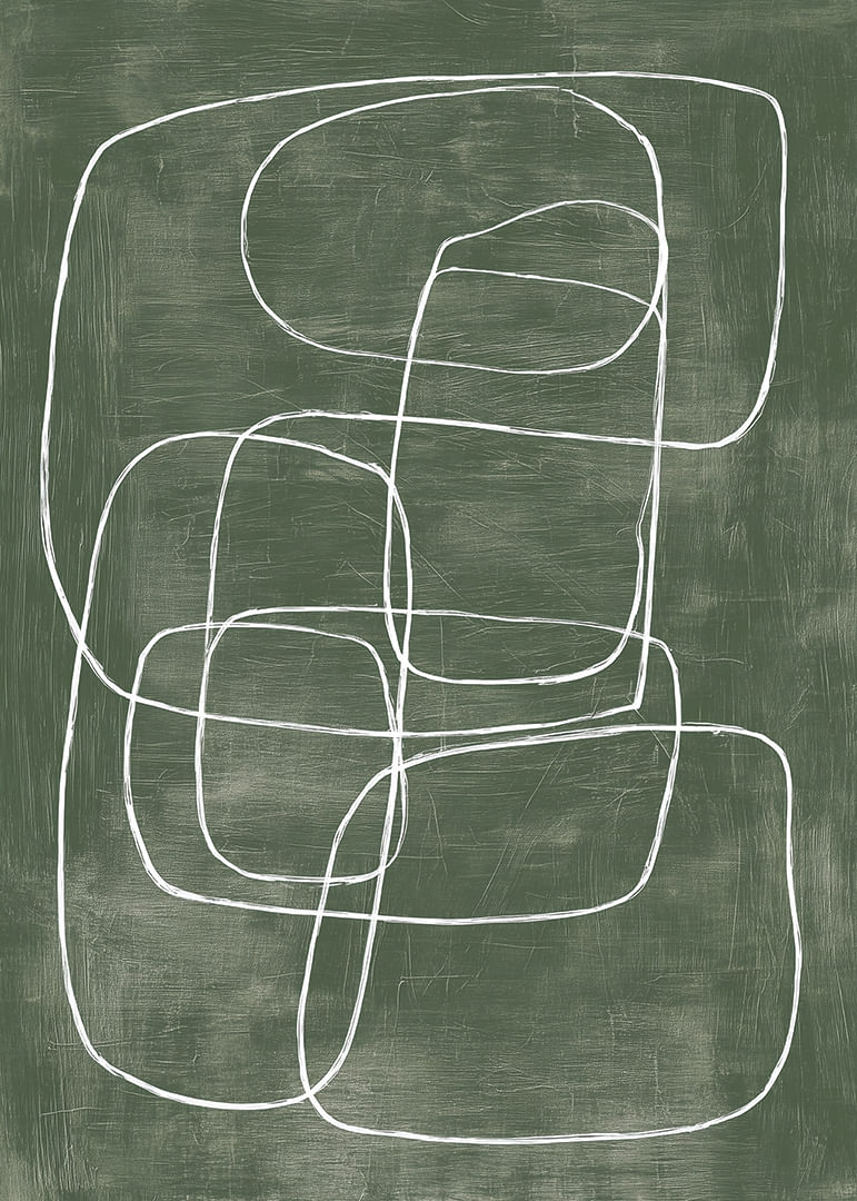 Liniile abstracte sunt țesute în modele calme și armonioase.-12
