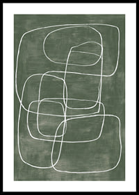 Abstract lines are woven into calm, harmonious patterns.-0