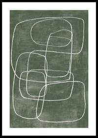 Liniile abstracte sunt țesute în modele calme și armonioase.-0
