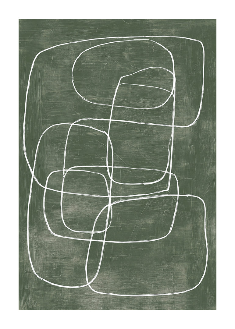 Abstract lines are woven into calm, harmonious patterns.-12