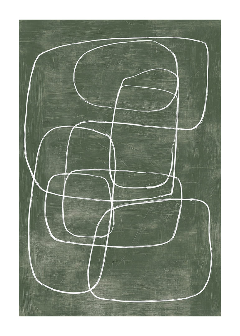 Liniile abstracte sunt țesute în modele calme și armonioase.-12