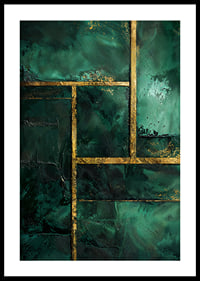 Deep green tones with golden accents radiate elegance.-0