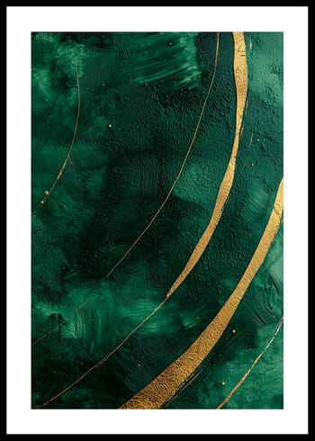 Plakat Emerald Waves