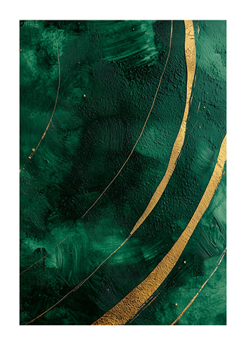 Poster Emerald Waves