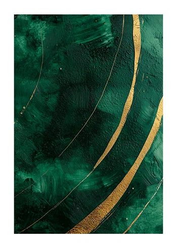 Poster Emerald Waves