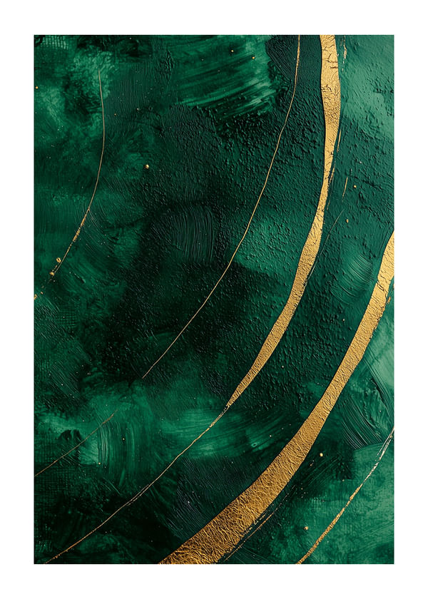 Poster Emerald Waves