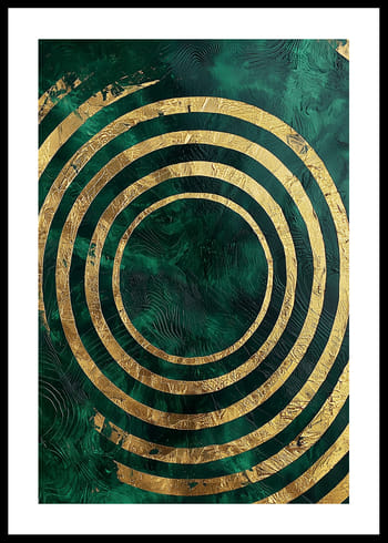 Plakat Golden Vortex