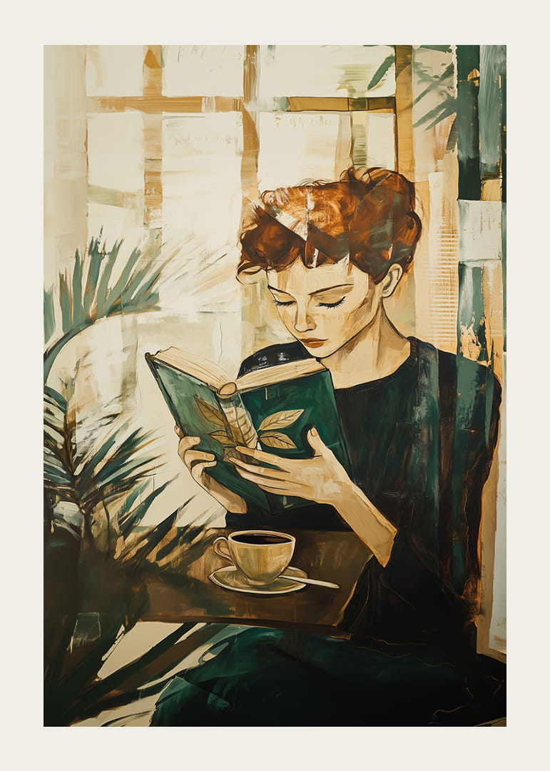 Un momento tranquilo con un libro y una bebida caliente.-12