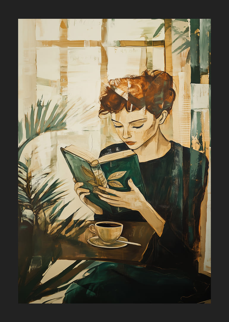 Un momento tranquilo con un libro y una bebida caliente.-12