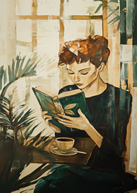 A quiet moment with a book and a hot drink.-7