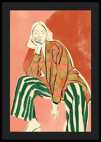 Kunstnerisk design med lekne mønstre og sterke farger.-4