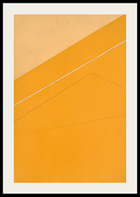 Warm and stylish poster with geometric shapes.-2