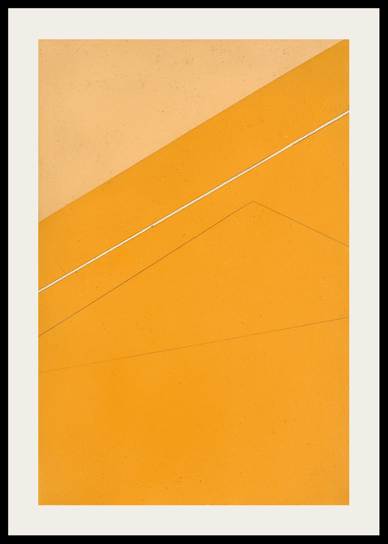 Warm and stylish poster with geometric shapes.-12